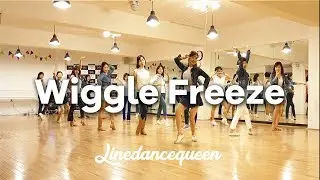 Wiggle Freeze Line Dance (Improver) Demo & Count