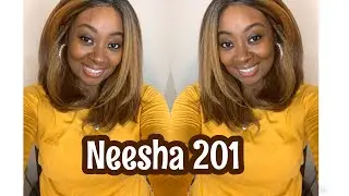 NEW 2019-Outre Neesha Soft & Natural Synthetic Swiss Lace Front Wig - NEESHA 201 WIG UNBOXING/Review