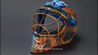 A Custom Goalie Mask Inspired by the Ford F-150&reg; Tremor&reg;