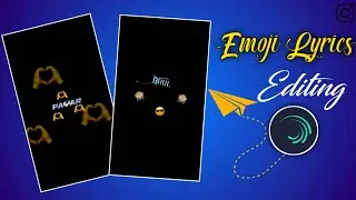 New Viral 😍 Emoji Text Animation Video Editing trending video editing || Alight Motion || #xml