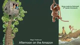 Magic Treehouse Afternoon on the Amazon song ANNIE SCARED