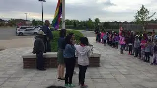 Flag Raising - Mississaugas of the Credit and Pride Flags Ceremony