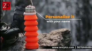 Collapsible water bottle | Foldable water bottle | Que bottle | Zestpics
