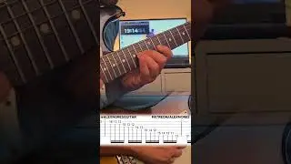 Easy Harmonic Minor Lick #guitar #guitarist #patreon #shorts #shred