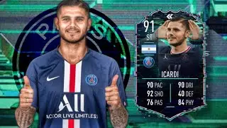 FIFA22 - 91 INSANE ICARDI SBC PLAYER OVERVIEW (REVIEW) & BASE / MID ICON PLAYER PICK #FIFA22 #ICARDI