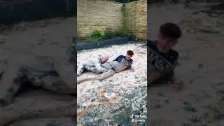 Morgz plays football in slime