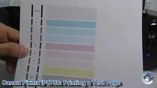 Canon Pixma iP8750: как распечатать тестовую страницу проверки дюз