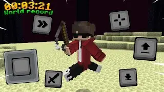 Minecraft Pocket edition Speedrun 3:31 (SSG)
