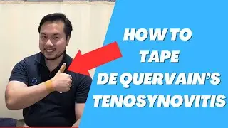How to tape De Quervain&rsquo;s Tenosynovitis ll Thumb Pain
