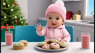 Baking Cookies for Santa 🎅🍪👶 | Fun Holiday & Learning Song for Little Kids