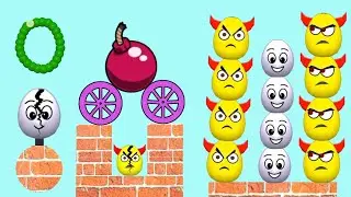 🎮ASMR Gameplay/ Draw to smash logic puzzle - monster egg - 2048 gameplay part #3