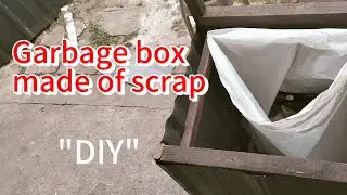 DIY garbage box made of scrap, #diy #woodworking #scrap #viralshort #youtubeshorts