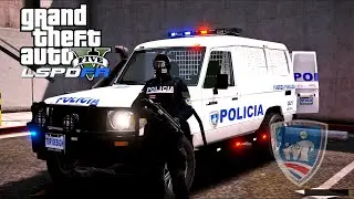 GTAV-FUERZA PUBLICA PERRERA LAND CRUISER-LSPDFR#13