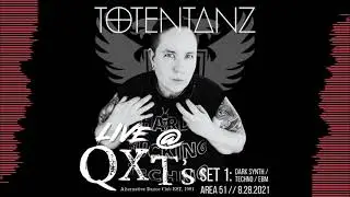 TOTENTANZ - Live DJ Set #1 @ QXT's Nightclub, Newark USA (August 2021) // DARK SYNTH + TECHNO + EBM