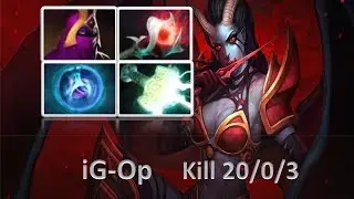 Queen Of Pain EASY MID With Lina - iG-Op Patch 7.06 Gameplay Dota 2 Heros