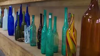 Beyer Stained Glass visits Verrerie de Saint Just Glass pt 1