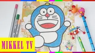 B&oslash;rns leget&oslash;j, farvet sand maleri, Doraemon farve, video for b&oslash;rn