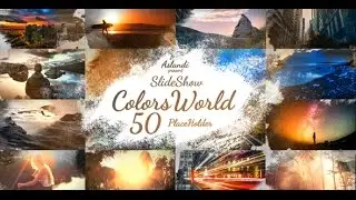 Colors World Ink Slideshow | After Effects Template
