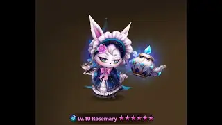 Massive Damage From Black Tea Bunny - Rosemary | Guild Siege | Summoners' War