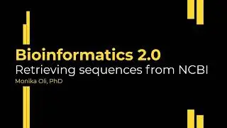 Retrieving sequences from NCBI