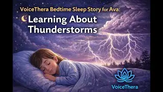 VoiceThera Bedtime Sleep Story for Ava  Learning About Thunderstorms
