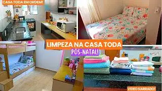 LIMPEZA COMPLETA PÓS-NATAL!🧹🫧✨