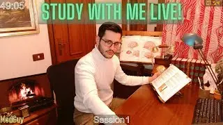 📚STUDY WITH ME LIVE |🍅 | POMODORO TIMER 50/10|12+|​🔥​Warm & Cozy Room|