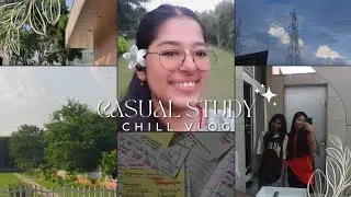 Casual Study Vlog  | Coaching, Test, Prep, Test Results, etc.