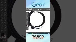 gear logo design tutorial shorts | adobe illustrator tutorial | designbazzar