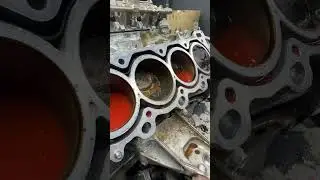 Lexus Engine Block Fully Flooded Engine Lexus LC500 #luxurycars #lexuslc5 #accident #repair #bentley