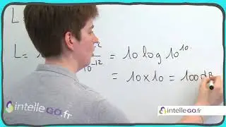 Calculs d'intensité et niveau sonore