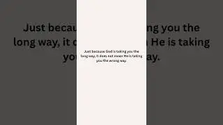 Trust that God will fulfil his promise. The absence of evidence is not the evidence of absence.