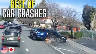 Best of Car Crashes Compilation | USA & Canada - 53