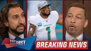 FIRST THINGS FIRST | Nick 'BREAKING NEWS' Tua Tagovailoa, Dolphins agree to 4-yr, $212.4M extension
