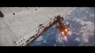 Rogue One  Hammerhead Corvette vs Star Destroyer (Epic Takedown Scene)