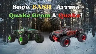 Snow BASH - Arrma Quake и Quake Grom! #arrma #quake #rc