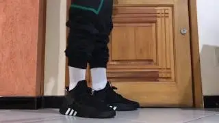 ADIDAS EQT BASKETBALL ADV CORE BLACK ON FEET