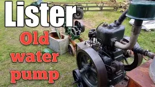 Lister running Truslove water pump.
