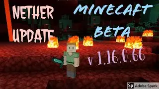 I got my new Minecaft Nether update || Minecaft beta || v1.16.0.66 || high graphics loaded #minecaft