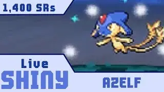 Live Shiny Azelf after exactly 1,400 SRs! &bull; Pokemon Black 2