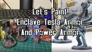 Wasteland Workshop - Painting Enclave Power Armor and Tesla Armor