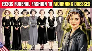 10 Mourning Dresses American Women Wore at Funerals in the 1920s