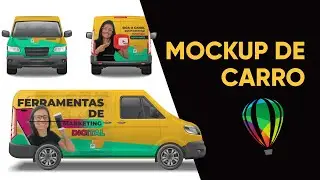 Mockup Realista de Carro no Corel Draw