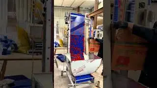 High speed plastic cap elevator type sorting feeding machine running video