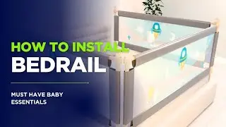 Complete installation guide for bedrail | Must have baby essentials @sanhals_world