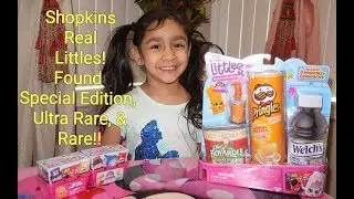 Shopkins Real Littles Unboxing! Found Special Edition, Ultra Rare, & Rare Shopkins!