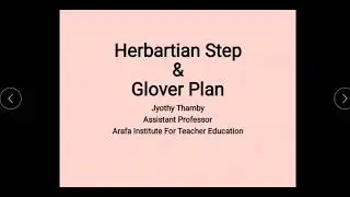 Herbertian Steps & Glover Plan