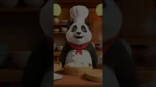 panda cooking #pandachef #food #cartoon #panda #animatedcookingvideo