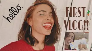 MY FIRST VLOG!! WRU DONUT PILLOW?!?
