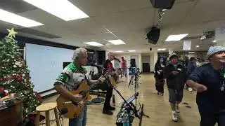 Last Christmas, Steve Antti & Gary Santo Pietro, San Diego Rescue Mission Christmas lunch